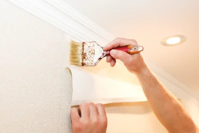 Pose de papier peint à Goyrans — revêtements muraux et toiles de verre